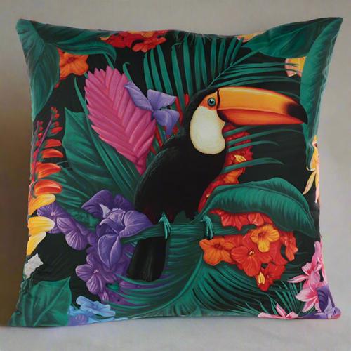 Cushion with Insert - Toucan Party