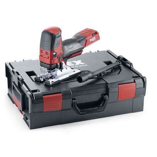 Scie sauteuse 18V JS 18.0-EC FLEX - coffret + accessoires - sans batterie ni chargeur - 493775