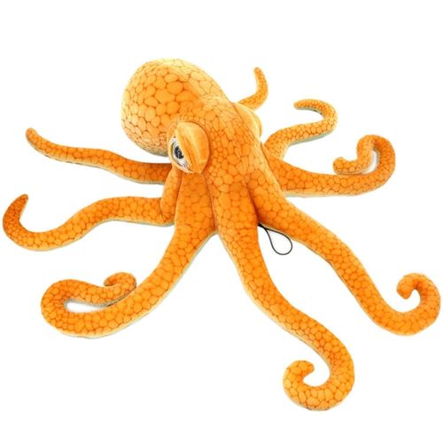 Géant Peluche Pieuvre Jouet Animal De Mer Câlin Décoration Pour La Maison Et La Voiture (80cm)
