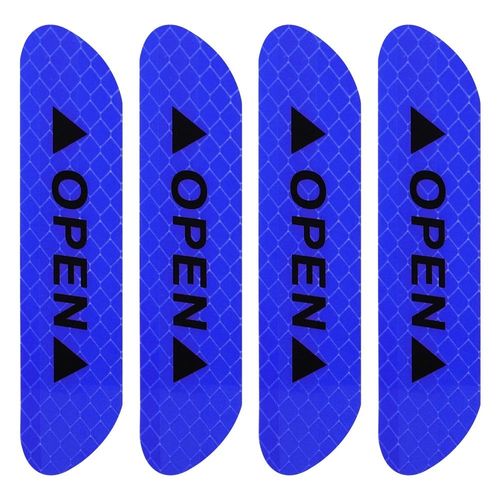 Bandes De Moulage Fluorescentes Pour Voiture,Autocollants En Iodine Pour Lada Grparquet V.C. Israina Priora Niva Xray Largus Opel Astra H G J Zafira - Type Bleu