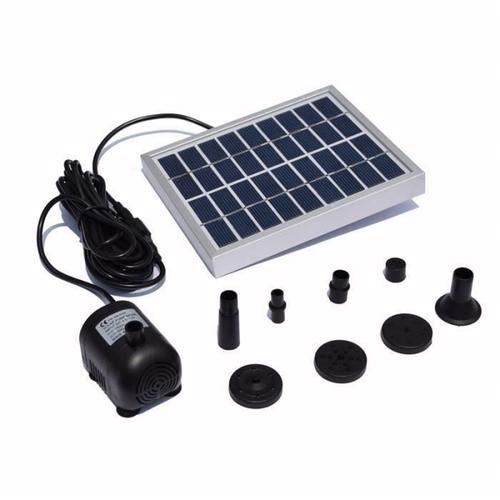 Kit Pompe solaire pour bassin de jardin Govec Panneau solaire 2W Go49406
