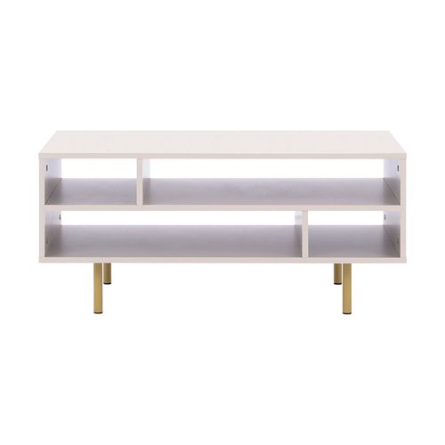 Table Basse Style Contemporain 100 Cm Beige