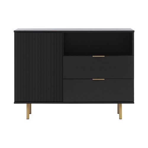 Buffet Bas Contemporain 107 Cm Noir