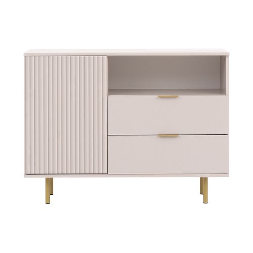 Buffet Bas Contemporain 107 Cm Beige