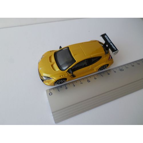Renault Coupe Modele Megane Jaune Avec Aileron-Burago