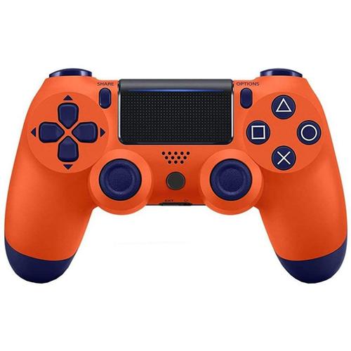 Manette De Jeu Sans Fil Powerlead Compatible Ps4 Gyroscope À Six Axes À Double Vibration - Orange