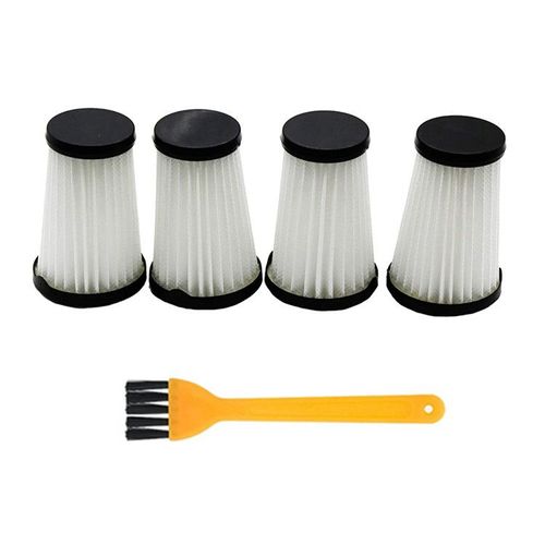 Lot de 4 filtres pour aspirateurs Ergorapido AEG CX7 CX7-2 pour tous les modèles, et 1 Brosses de Nettoyage (AEG AEF150, Electrolux AEF150)