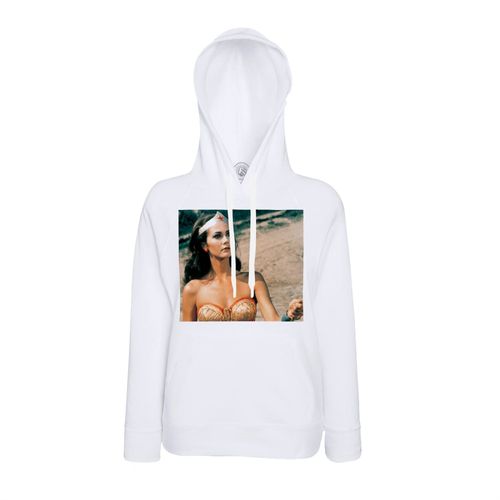 Sweat À Capuche Lynda Carter Wonderwoman Miss World Actrice Mannequin