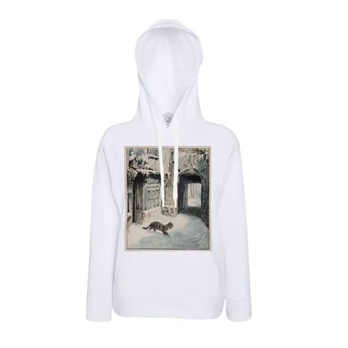 Sweat À Capuche Chat Dans La Neige Illustration Enfant Beatrice Potter