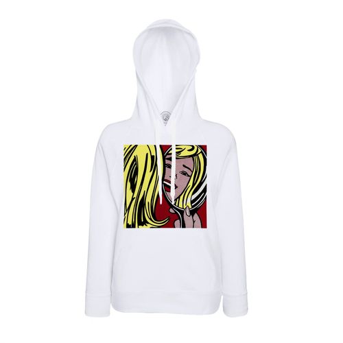 Sweat À Capuche Girl In Mirror 1984 / By Roy Lichtenstein / Pop Art / Comics