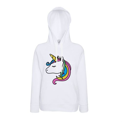 Sweat À Capuche Licorne Serein Mignon Dessin Kawai Illustration Enfant