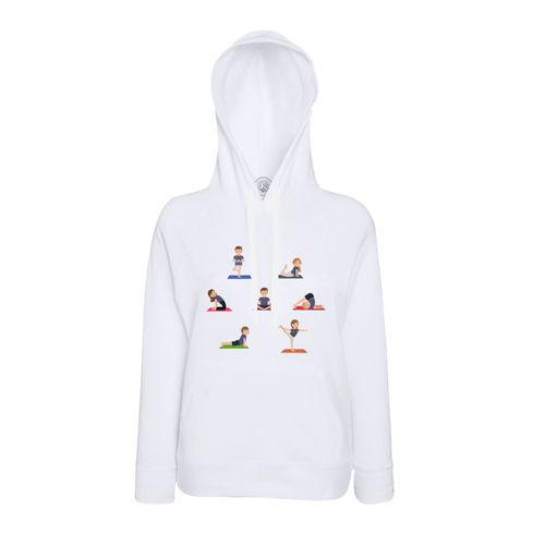 Sweat À Capuche Yoga Enfants Posture Hatha Yoga Asanas Bien Etre