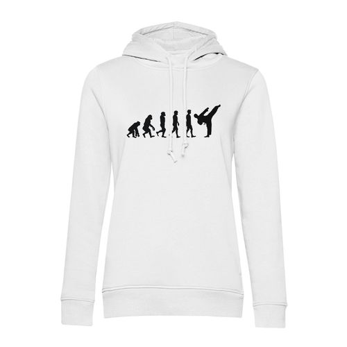 Sweat À Capuche Evolution Karate Combat Art Martiaux Sport Athlète