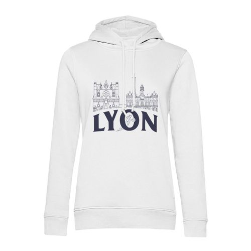 Sweat À Capuche Lyon Minimalist France Ville Est Culture