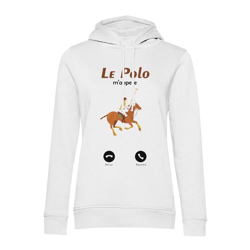 Sweat À Capuche Le Polo M'appelle Sport Cheval Animaux