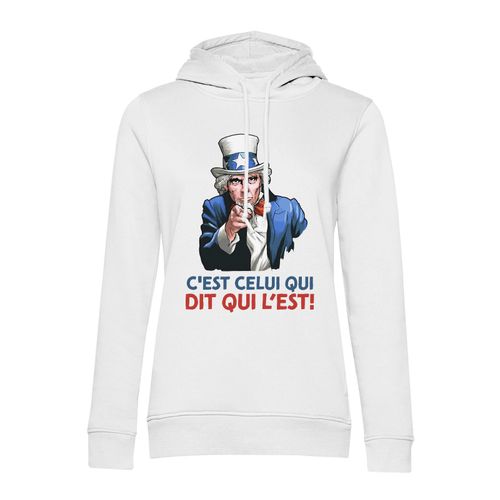 Sweat À Capuche C'est Celui Qui Dit Qui L'est Humour Expression Enfant