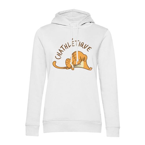 Sweat À Capuche Chat Athlète Jeu De Mot Animaux De Compagnie