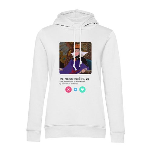 Sweat À Capuche Reine Sorcière Blanche Neige Réseau Social Drague Parodie