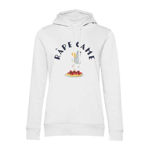 Sweat À Capuche Râpe Game Jeu De Mot Humour Fromage Rap