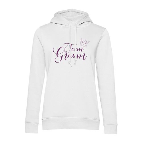 Sweat À Capuche Team Groom Mariage Marié Calligraphie