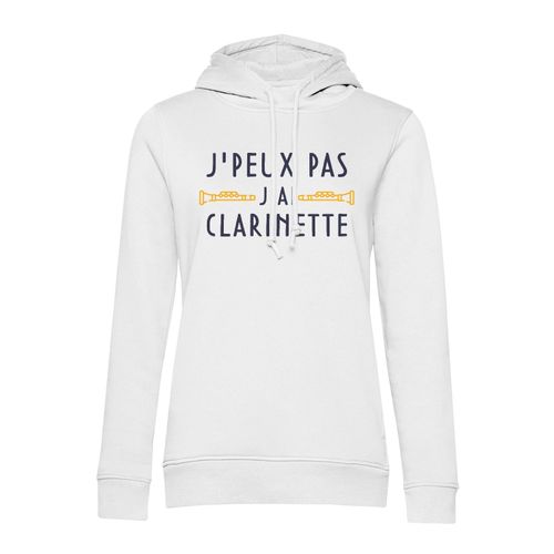 Sweat À Capuche J'peux Pas J'ai Clarinette Instrument Vent Classique