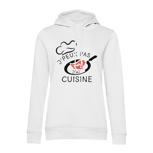Sweat À Capuche J'peux Pas J'ai Cuisine Nourriture Cuisinier Gastronomie