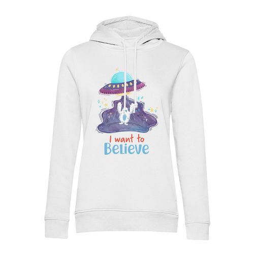 Sweat À Capuche I Want To Believe Enfant Rêve Mythe Ovni