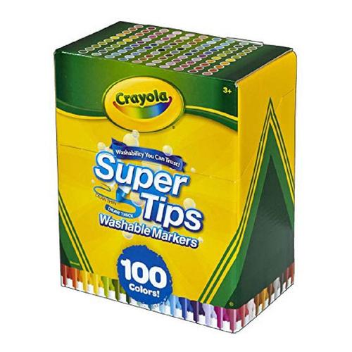 Ensemble De Marqueurs Super Tips Crayola (100 Uds)
