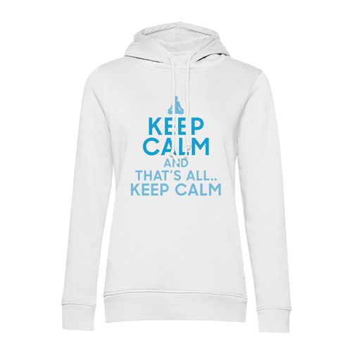Sweat À Capuche Keep Calm Meditation Parodie Angleterre Bien Être