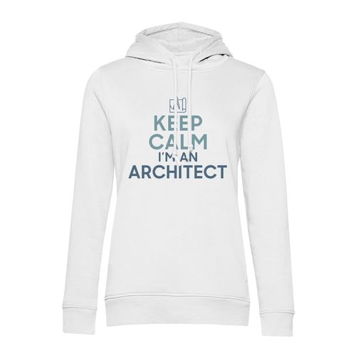 Sweat À Capuche Keep Calm I'm An Architect Parodie Métier Job Architecte