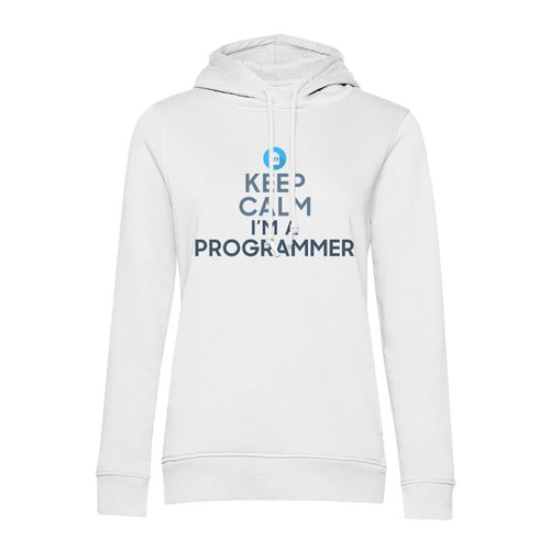 Sweat À Capuche Keep Calm I'm A Programmer Parodie Métier Job