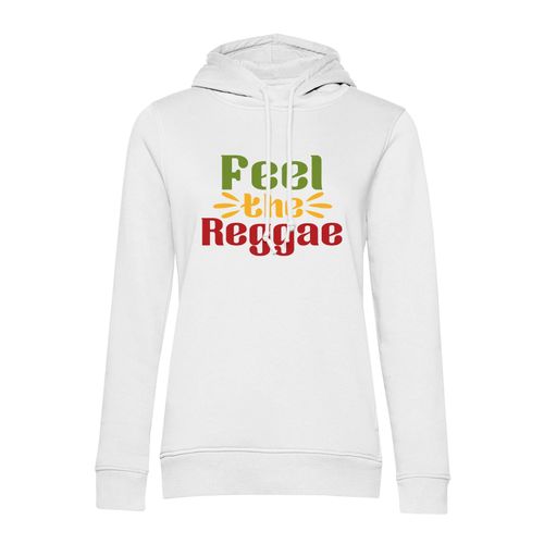 Sweat À Capuche Feel The Reggae Musique Musicien Instrument Rasta