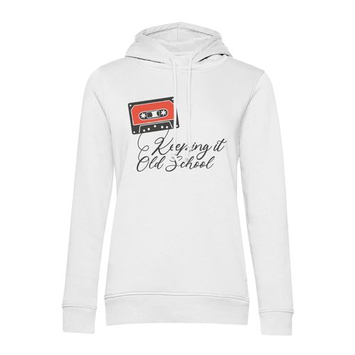 Sweat À Capuche Keeping It Old School Musique Cassette Audio Vintage 90's