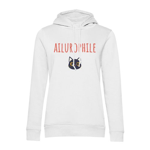Sweat À Capuche Ailurophile Passion Chat Amour Chaton Dessin
