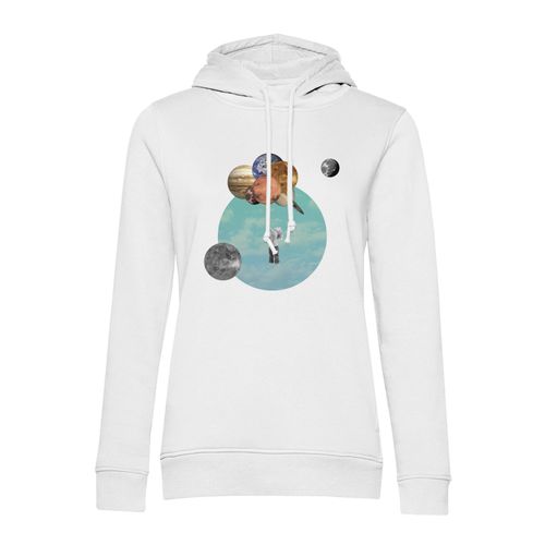 Sweat À Capuche Planete Ballons Enfant Collage Art Surréalisme