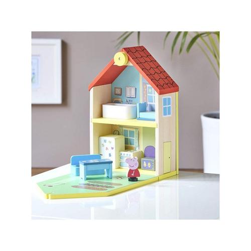 Playset Bandai Peppa Pig Maison Bois (20 X 30 X 11 Cm)