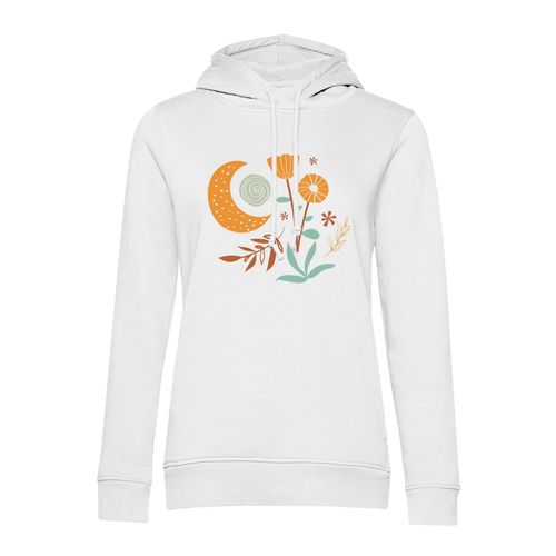 Sweat À Capuche Plantes Minimaliste Boho-Chic Fleurs Dream
