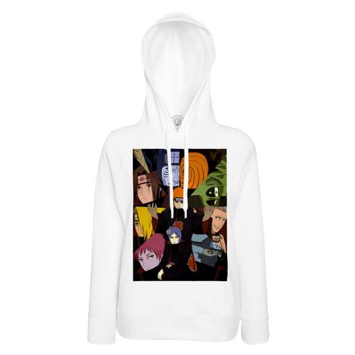 Sweat À Capuche Akatsuki Organisation Criminelle Manga Naruto Les 9 Ninja Deserteur Tissu Leger Polyester