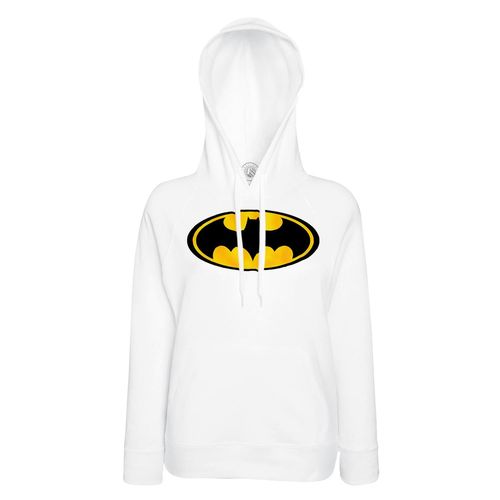 Sweat À Capuche Batman Logo Yellow Tissu Leger Polyester