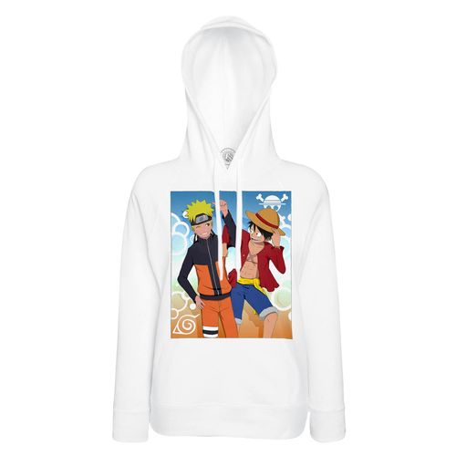 Sweat À Capuche Uzumali Naruto Monkey D Luffy Tissu Leger Polyester