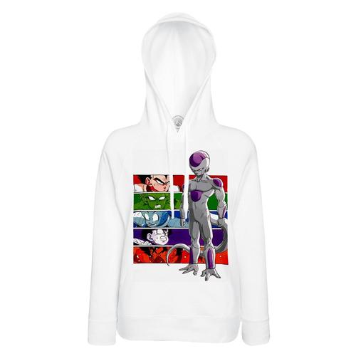 Sweat À Capuche Dragon Ball Z Bataille Contre Freezer Namek Goku Goha Vegeta Piccolo Tissu Leger Polyester