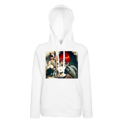 Sweat À Capuche Gaara Du Sable Naruto Manga Bouclier De Sable Tissu Leger Polyester