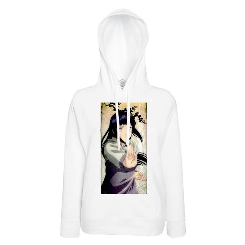Sweat À Capuche Hinata Hyuga Manga Naruto Clan Fille Ninja Tissu Leger Polyester
