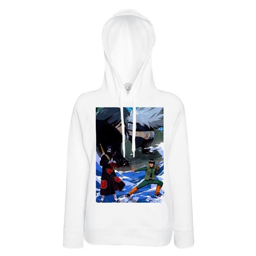 Sweat À Capuche Kakashi Contre Itachi Gai Kisame Manga Naruto Anime Tissu Leger Polyester