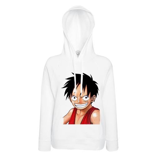 Sweat À Capuche One Piece Luffy No Hat Manga Anime Tissu Leger Polyester
