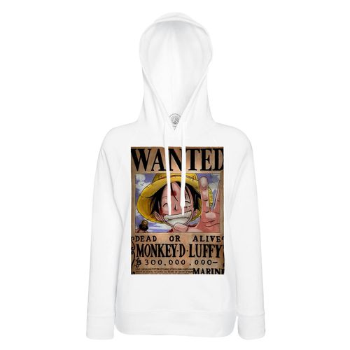 Sweat À Capuche One Piece Monkey D Luffy Recompense 300 Millions De Berry Tissu Leger Polyester