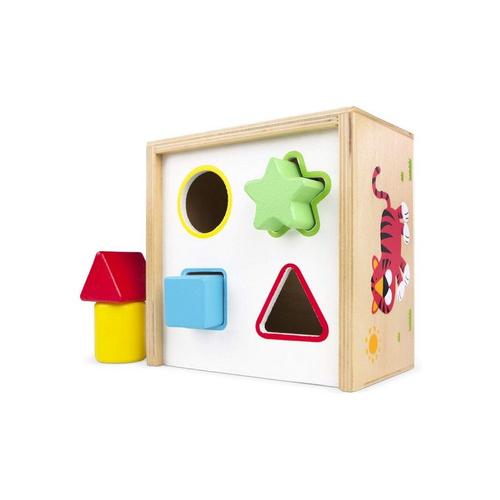 Jeu En Bois Formes Géométriques (6 Pcs)