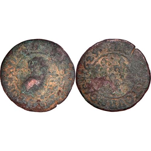 France - 1625 - Louis Xiii - Double Tournois - A205