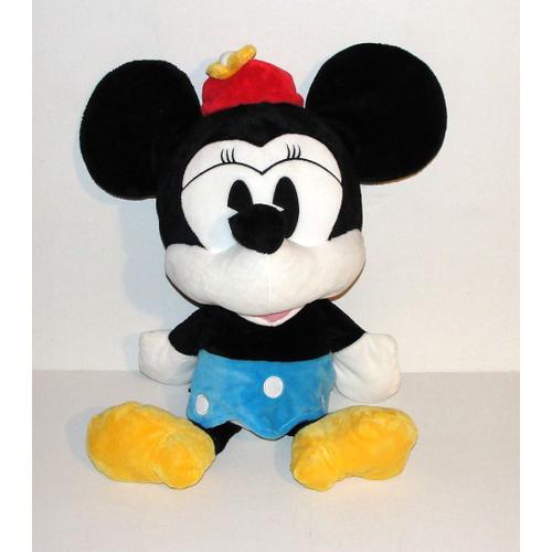 Minnie Mouse Retro 90 Eme Anniversaire Doudou Peluche Grand Modele Nicotoy 50cm