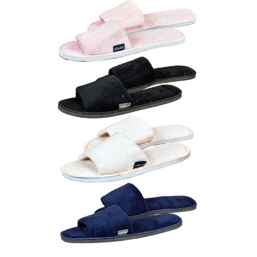 Pantoufles Femme Infinitif Chaussons Ballerines Mules Velours Pack De 4 Paires
